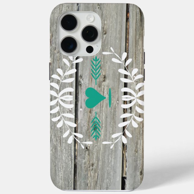 Coques Case-Mate iPhone Agritourisme rustique Barnwood (Verso)