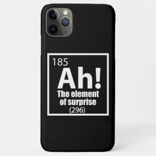 Case-Mate iPhone Case Ah ! L'élément de la plaisanterie de la chimie amu