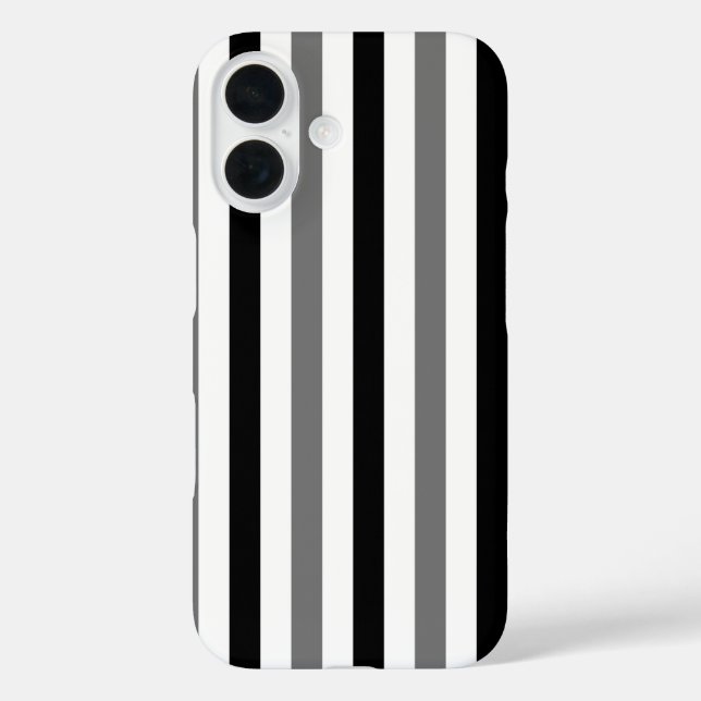 Coques Case-Mate iPhone Ahs motif rayures noires et blanches  (Verso)