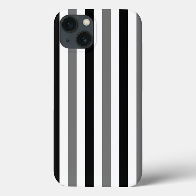 Coques Case-Mate iPhone Ahs motif rayures noires et blanches  (Verso)
