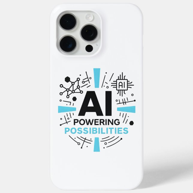 Coques Case-Mate iPhone AI Powering Possibilities Case | Future Tech (Verso)