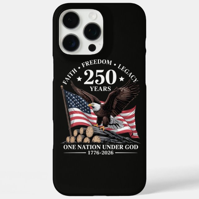 Coques Case-Mate iPhone Aigle 250e anniversaire États-Unis (Verso)