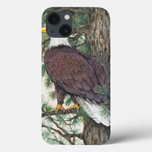 Etui iPhone 13 Aigle à tête blanche