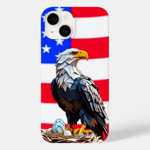 Coque Case-Mate iPhone Aigle américain origami 
