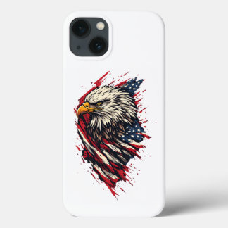 Case-Mate iPhone Case Aigle américain patriotique vintage 4 juillet 