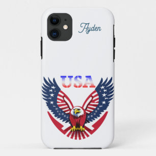 Case-Mate iPhone Case Aigle Américain USA Personnalisable