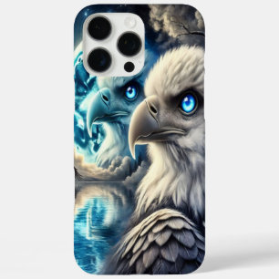 Coque iPhone 16 Pro Max Aigle céleste observant l'océan