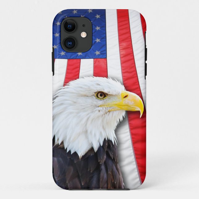 Coques Case-Mate iPhone Aigle et drapeau (Dos)