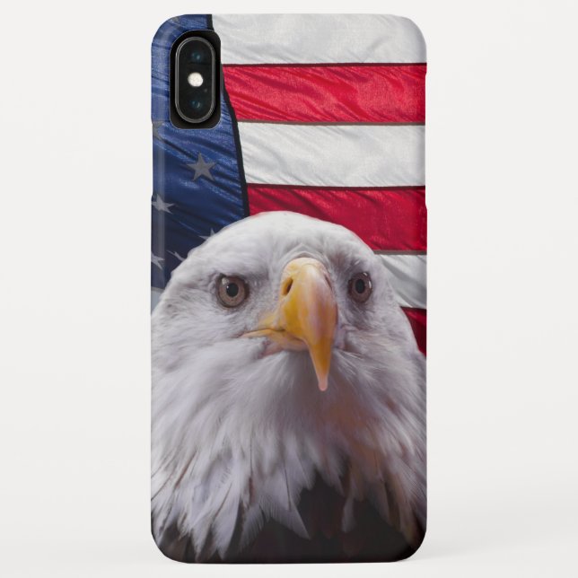 Coques Case-Mate iPhone Aigle et drapeau américains (Dos)