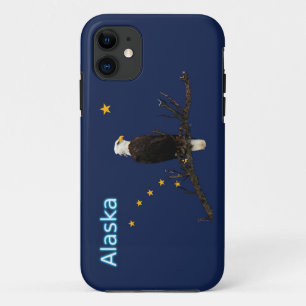 Coques Pour iPhone Aigle Et Drapeau De L'Alaska