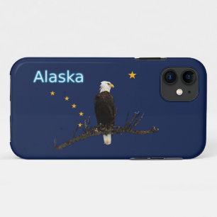 Coque Case-Mate iPhone Aigle Et Drapeau De L'Alaska