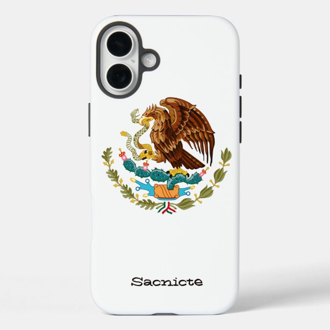 Coques Case-Mate iPhone Aigle Mexicain Personnalisé (Verso)