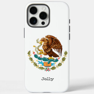 Coque iPhone 16 Pro Max Aigle mexicain personnalisé moderne
