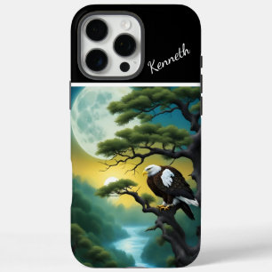 Coque iPhone 16 Pro Max Aigle nocturne du Willow Tree