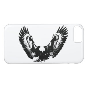 Coques Pour iPhone Aigle noir et blanc