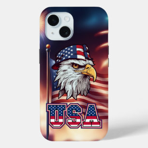 Coque Case-Mate iPhone Aigle patriotique américaine