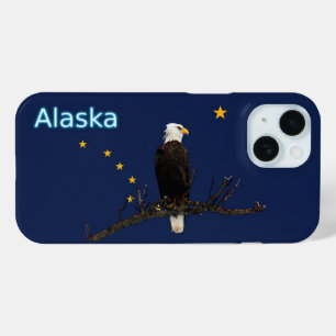 Coque Case-Mate iPhone Aigle royal d'Alaska et drapeau