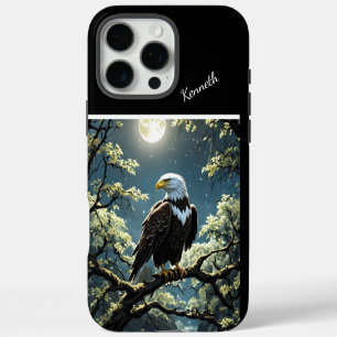 Coque iPhone 16 Pro Max Aigle Royal Sous Clair de Lune