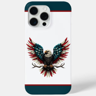 Coque Case-Mate iPhone Aigle rustique patriotique américain/américain cha