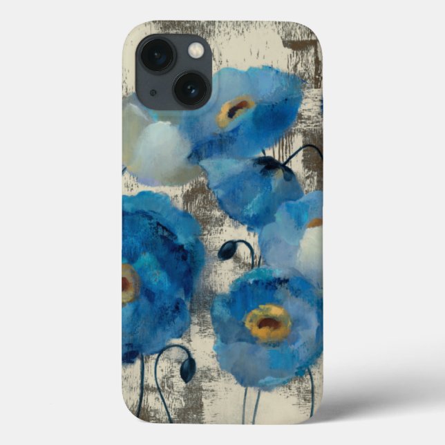 Coques Case-Mate iPhone Aigue-marine florale (Verso)