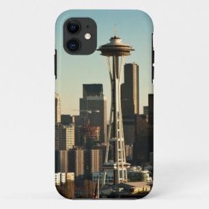 Coque iPhone 11 Aiguille du centre d'horizon et d'espace de