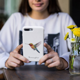Case-Mate iPhone Case Ailes Arc-en-Ciel : Art vibrant de Colibri, person