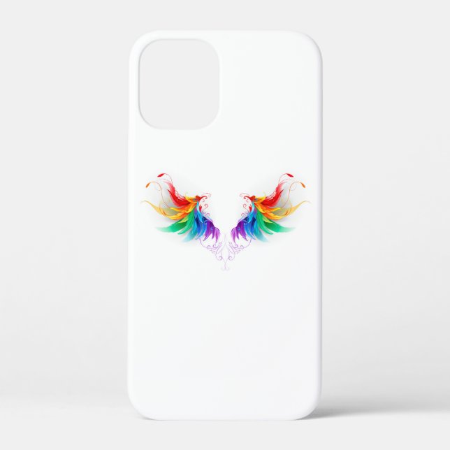Coques Case-Mate iPhone Ailes arc-en-ciel douces (Verso)