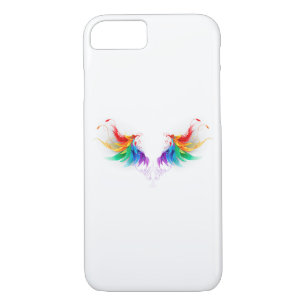 Case-Mate iPhone Case Ailes fluffy arc-en-ciel