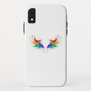 Case-Mate iPhone Case Ailes fluffy arc-en-ciel