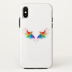 Case-Mate iPhone Case Ailes fluffy arc-en-ciel