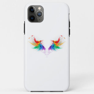 Case-Mate iPhone Case Ailes fluffy arc-en-ciel