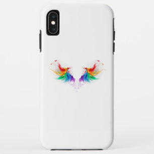 Case-Mate iPhone Case Ailes fluffy arc-en-ciel