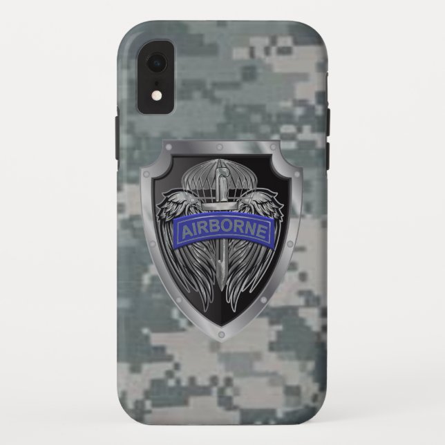 Coques Case-Mate iPhone Ailes légendaires aéroportées avec bouclier (Dos)