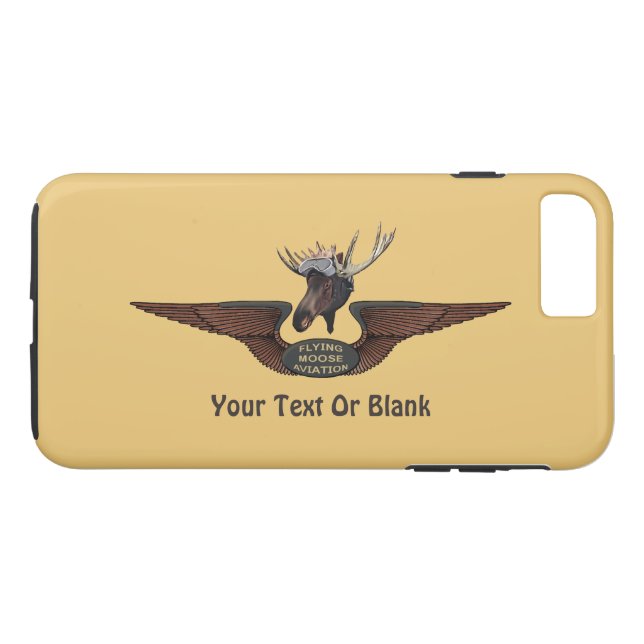 Coques Case-Mate iPhone Ailes pilotes de Moose Bush (Dos (Horizontal))