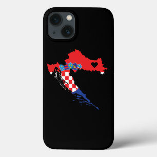 Case-Mate iPhone Case Aimer Croatie Cadeau Pride croate Coeur