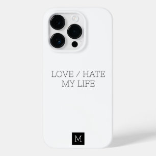 Coque Case-Mate iPhone Aimer/haïr ma vie