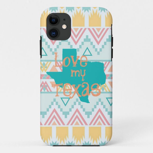 Coques Case-Mate iPhone Aimez mon cas de téléphone du Texas (Dos)
