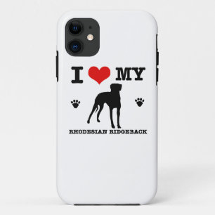 Coque Case-Mate Pour iPhone Aimez mon Rhodesian Ridgeback