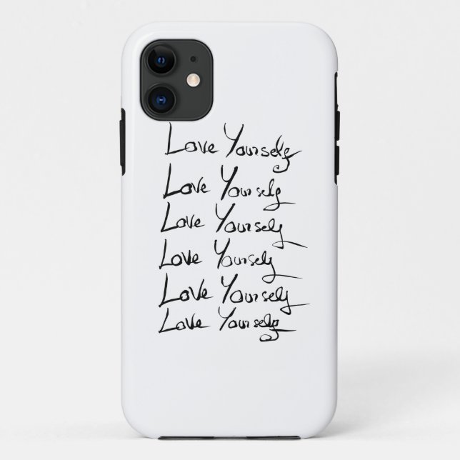 Coques Case-Mate iPhone Aimez-vous ! Citation calligraphie motivationnelle (Dos)