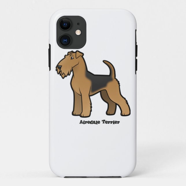 Coques Case-Mate iPhone airedale terrier (Dos)