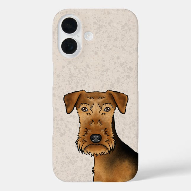 Coques Case-Mate iPhone Airedale Terrier Bingley Terrier Chien Tête En Bei (Verso)