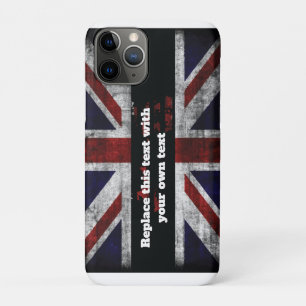 Case-Mate iPhone Case Ajouter du texte sur le drapeau anglais Jeu d'orei