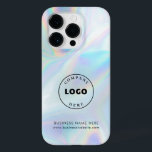 Coque Case-Mate iPhone Ajouter Logo d'entreprise Holographique Personnali<br><div class="desc">Logo d'entreprise et adresse de retour do-it-yourself Boîtier téléphonique moderne que vous pouvez facilement modifier et remplacer par votre logo d'entreprise en cliquant sur le bouton "Personnaliser". Un moyen idéal de faire de la publicité pour votre entreprise ou comme un swag pour les employés et les clients. Pas de minimum...</div>