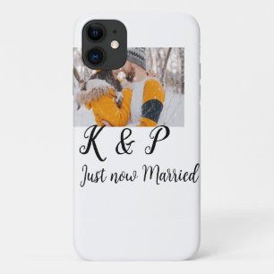 Case-Mate iPhone Case ajouter photo de couple juste marié ajouter nom le