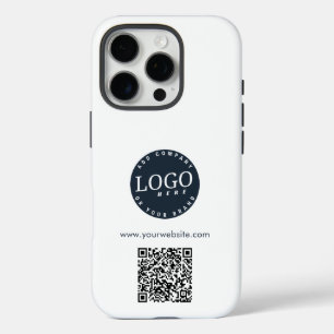 Coque iPhone 16 Pro Ajouter un logo d'entreprise et un code QR de site