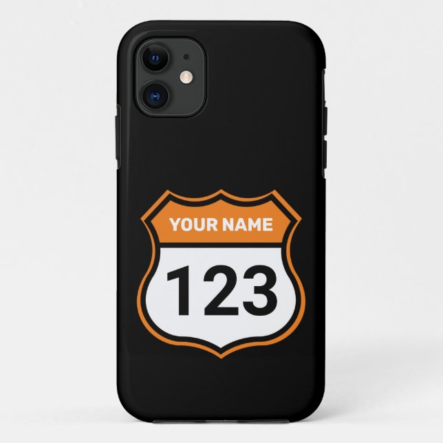 Coques Case-Mate iPhone Ajouter un nom votre numéro Racing Identification  (Dos)