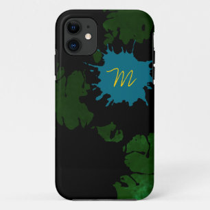 Coque iPhone 11 ajouter votre initiale aux splashes