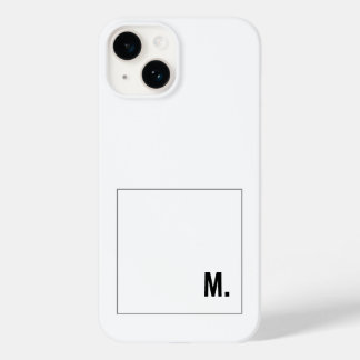 Coque Case-Mate iPhone Ajouter Votre Nom Modern Minimalist