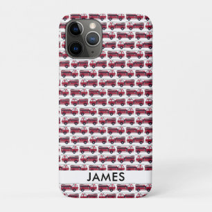 Case-Mate iPhone Case Ajouter votre nom Red Fire truck Personnalisé