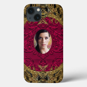 Coque Case-Mate iPhone Ajouter Votre Photo Elegant Baroque Chic